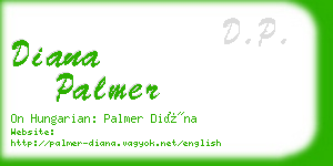 diana palmer business card